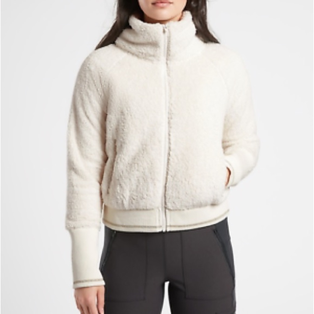 Athleta tugga sherpa jacket nwt